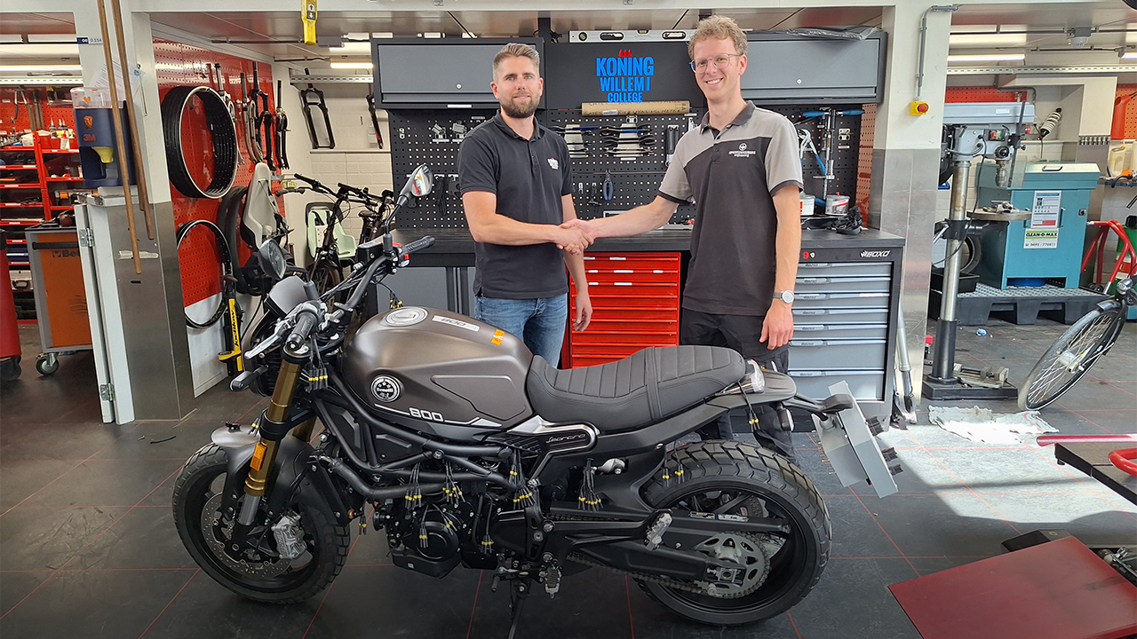 Van motorfiets naar leerobject, zo bereiden we studenten voor op de praktijk